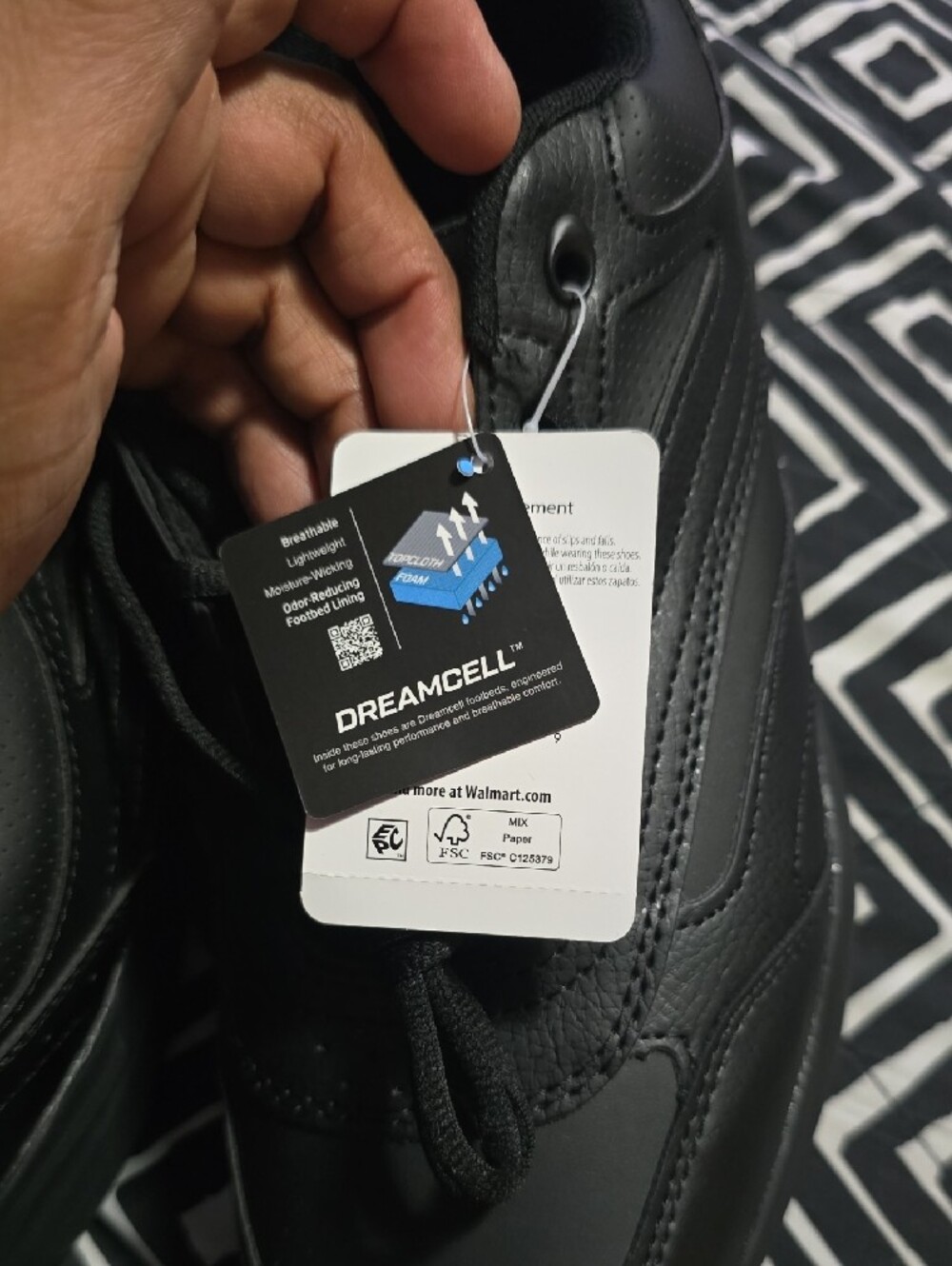 TredSafe Men's Black Work Sneakers - Wide Fit - Picture 7 of 7